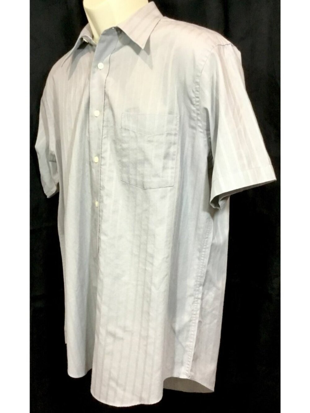 Grandpacore Dress Shirt 15 15.5 Men M Gray Button Up Corpcore Office Capsule VTG - Picture 3 of 10